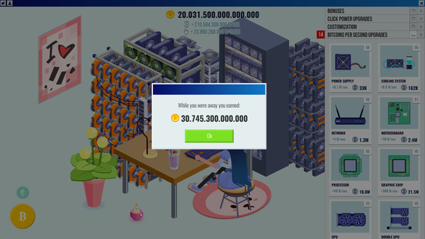 Cryptocurrency Clicker