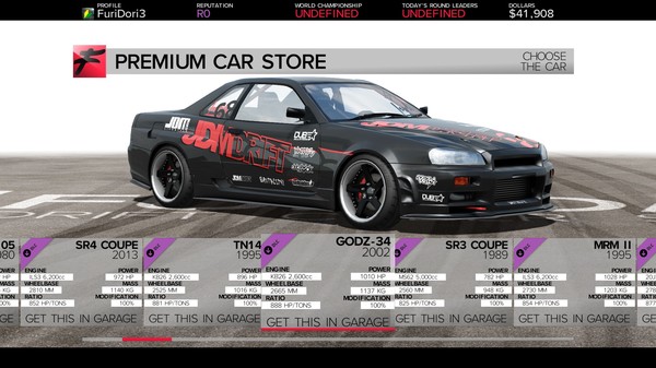 FURIDASHI - PREMIUM CARS PACK#1
