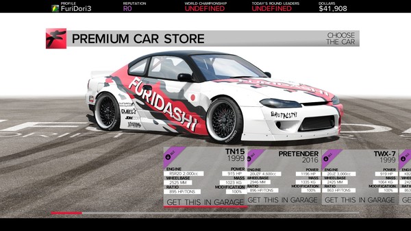 FURIDASHI - PREMIUM CARS PACK#1