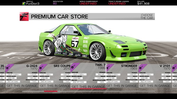 FURIDASHI - PREMIUM CARS PACK#2