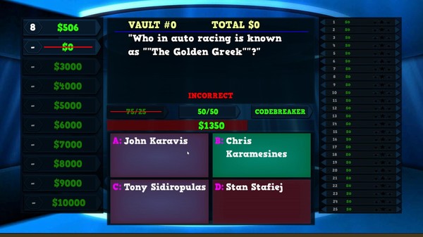 Screenshot z Trivia Vault: Auto Racing Trivia