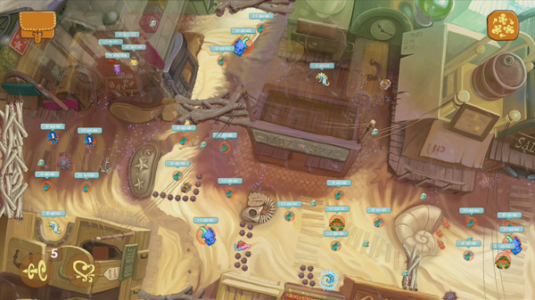 Screenshot z Squids Odyssey