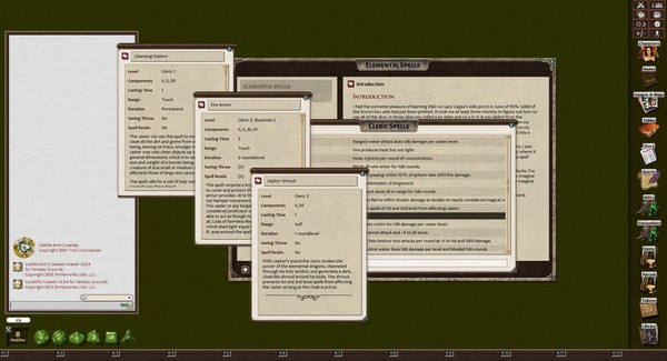 Fantasy Grounds - Elemental Spells (Castles & Crusades)