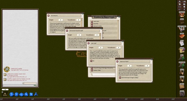 Fantasy Grounds - Elemental Spells (Castles & Crusades)