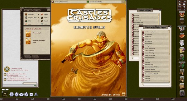 Fantasy Grounds - Elemental Spells (Castles & Crusades)