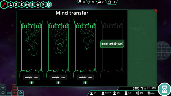 Spinnortality | cyberpunk management sim screenshot 3