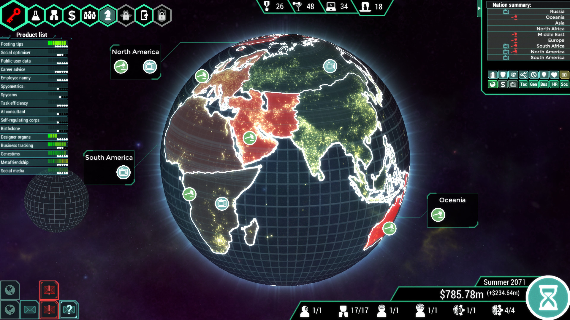 Find the best computers for Spinnortality | cyberpunk management sim