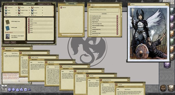 Fantasy Grounds - The Valkyrie: A New Hybrid Class (PFRPG)
