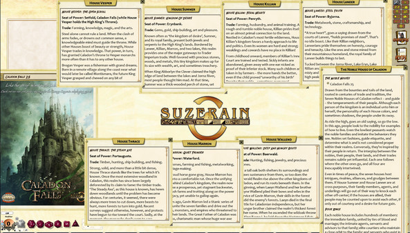 Fantasy Grounds - Suzerain: Caladon Falls Intro Pack (Savage Worlds)