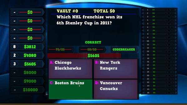 Screenshot z Trivia Vault: Hockey Trivia