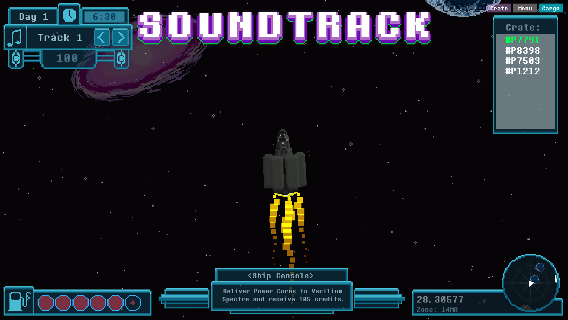 Galactic Delivery Soundtrack Featured Screenshot #1