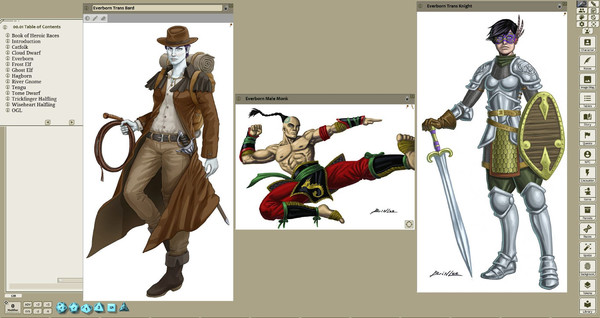 Fantasy Grounds - Book of Heroic Races: Player Races 1 (5E)