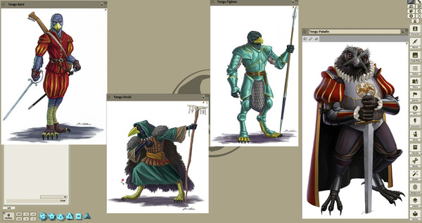 Fantasy Grounds - Book of Heroic Races: Player Races 1 (5E)