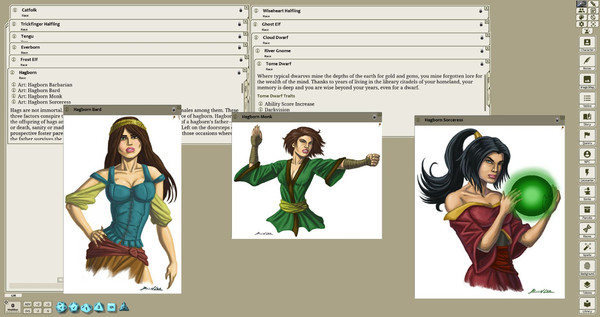 Fantasy Grounds - Book of Heroic Races: Player Races 1 (5E)