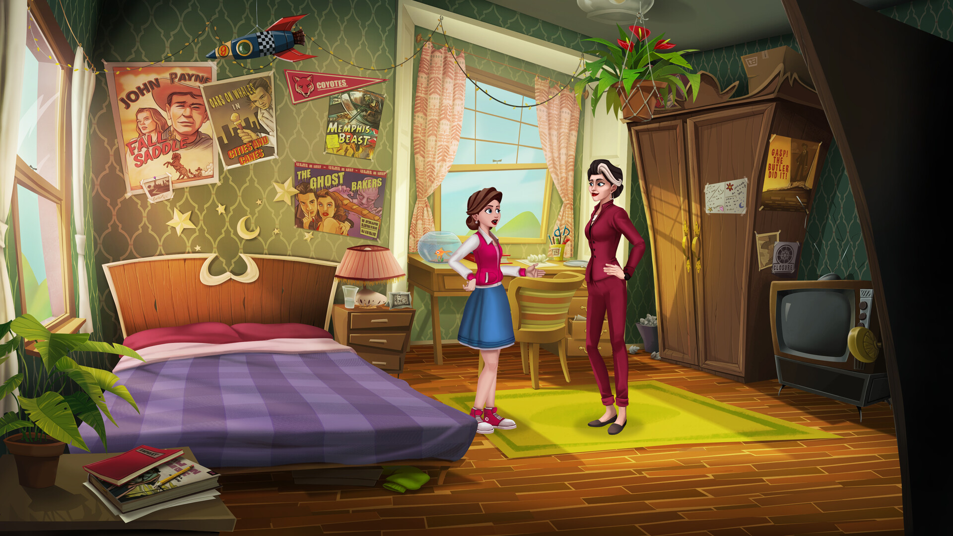 3 Minutes to Midnight - A Comedy Graphic Adventure gameplay screenshot 1