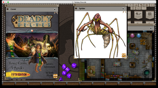 Fantasy Grounds - Deadly Delves: Along Came a Spider (5E)