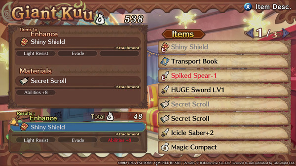 Sorcery Saga: Curse of the Great Curry God.