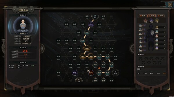 Screenshot z 太吾绘卷 The Scroll Of Taiwu