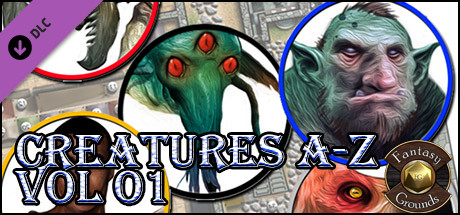 Fantasy Grounds - Creatures A-Z Vol 01 (Token Pack) Header Image