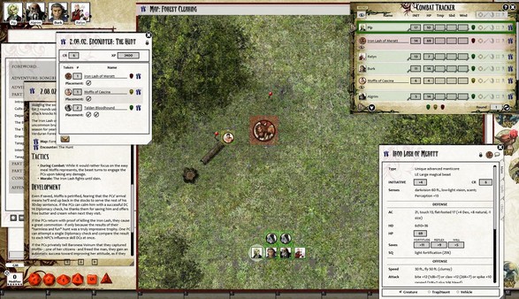 Screenshot z Fantasy Grounds - Pathfinder RPG - War for the Crown AP 2: Songbird, Scion, Saboteur (PFRPG)