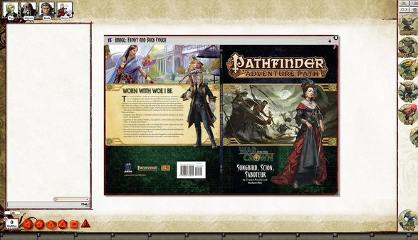 Fantasy Grounds - Pathfinder RPG - War for the Crown AP 2: Songbird, Scion, Saboteur (PFRPG)