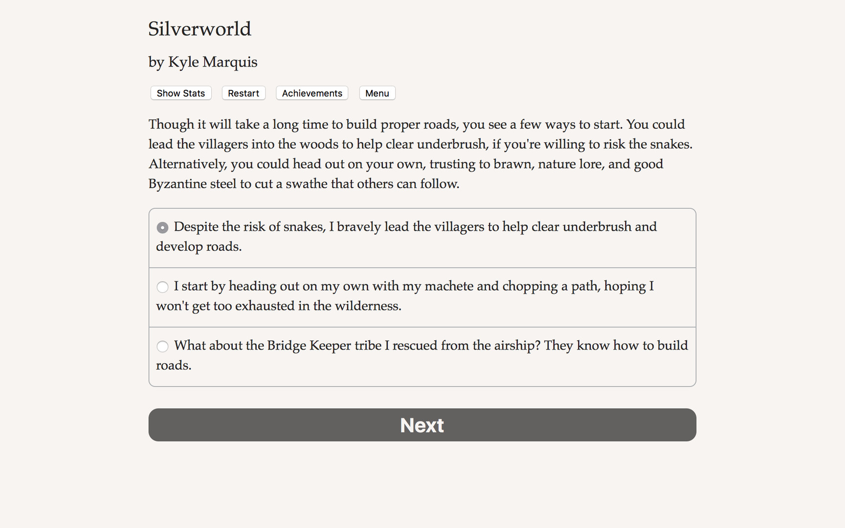 Silverworld screenshot #1