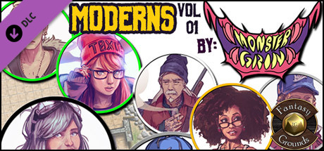 Fantasy Grounds - Moderns Vol 01 (Token Pack) Header Image
