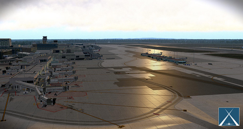 X-Plane 11 - Add-on: Globall Art - CYUL - Montreal International Airport Featured Screenshot #1