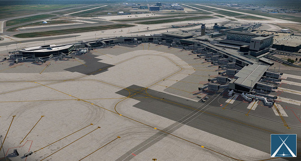 X-Plane 11 - Add-on: Globall Art - CYUL - Montreal International Airport