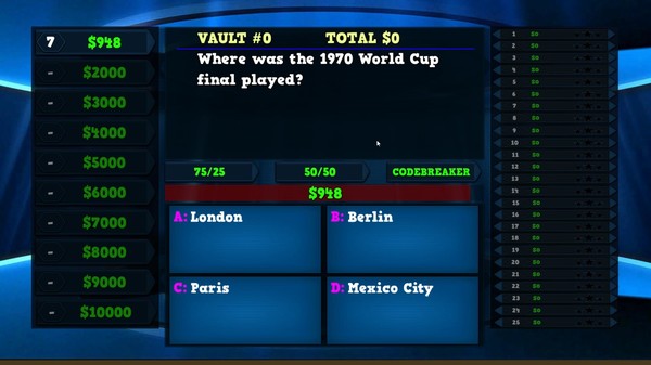Screenshot z Trivia Vault: Soccer Trivia