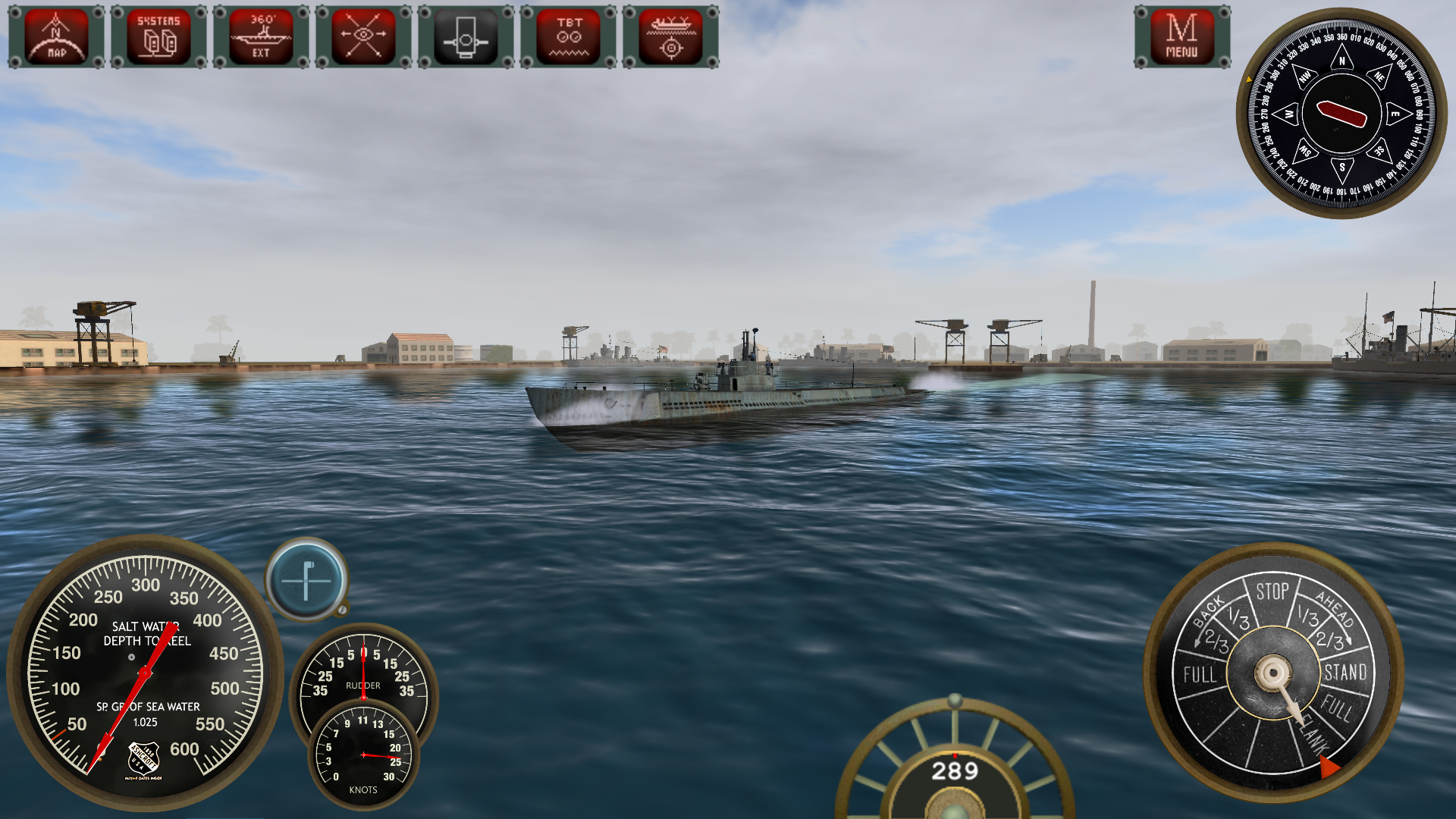 #5. Silent Depth 3D Submarine Simulation (Steam) By: Codeknitters