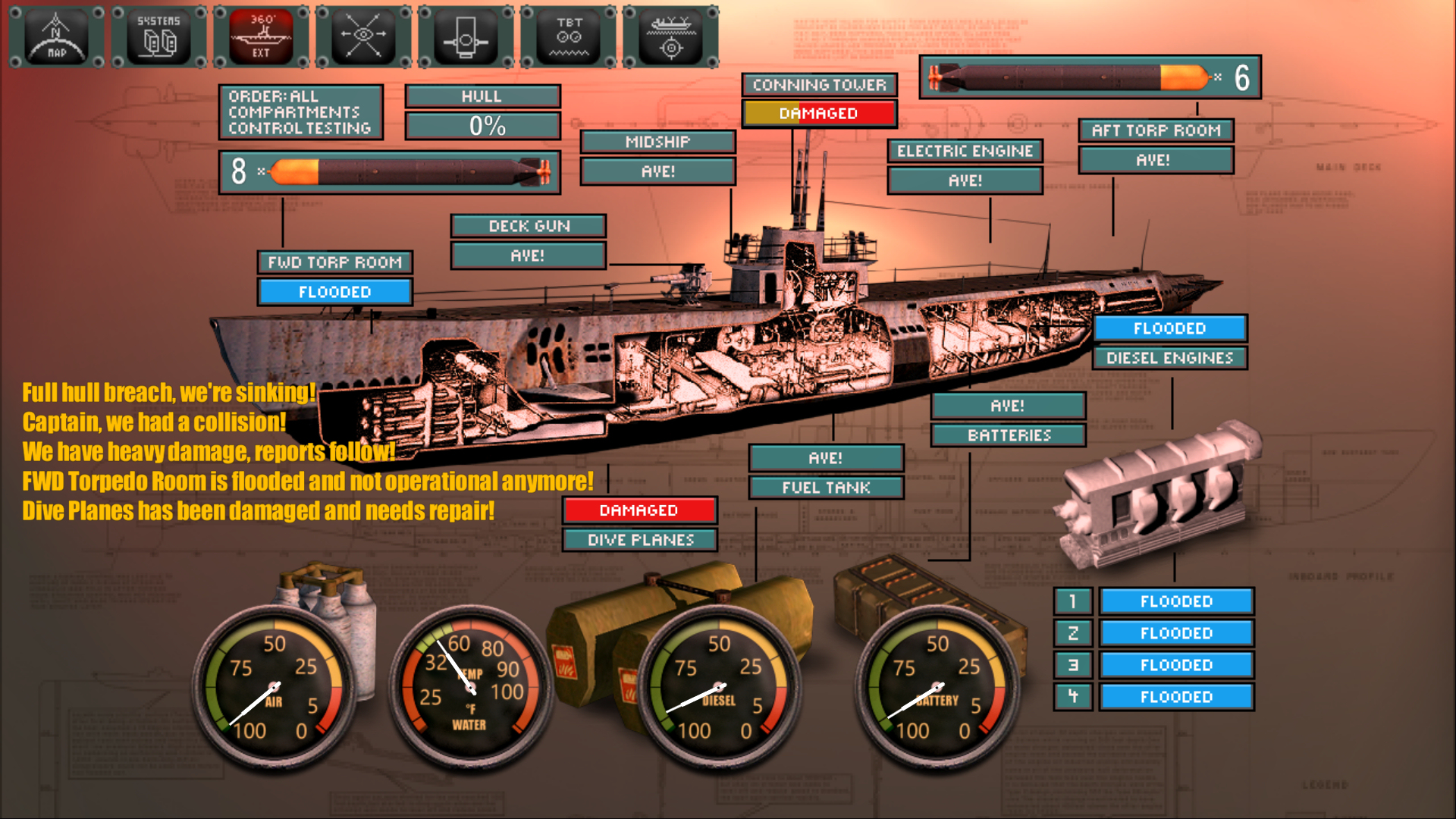 #4. Silent Depth 3D Submarine Simulation (Steam) By: Codeknitters