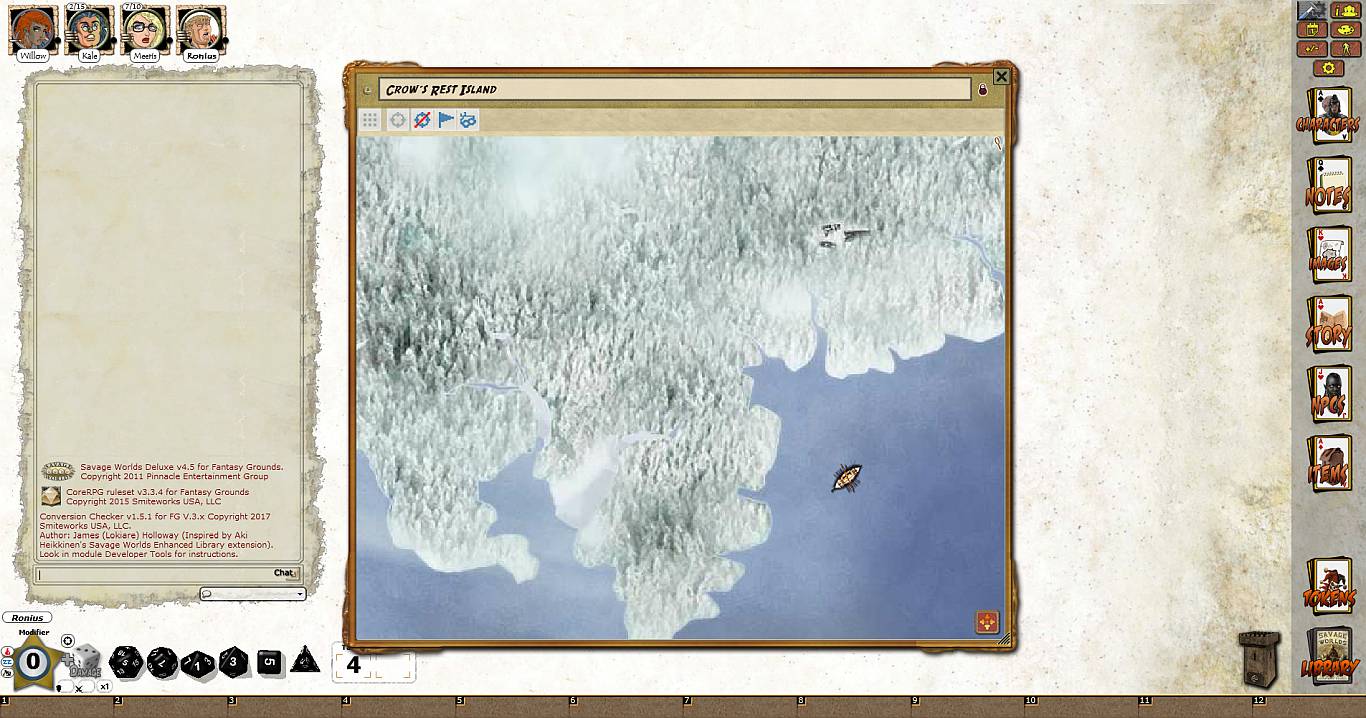 Fantasy Grounds - A00: Crow's Rest Island (Savage Worlds) Featured Screenshot #1