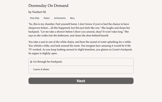 Doomsday on Demand.