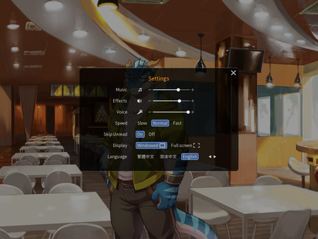 Screenshot z Nekojishi Voice