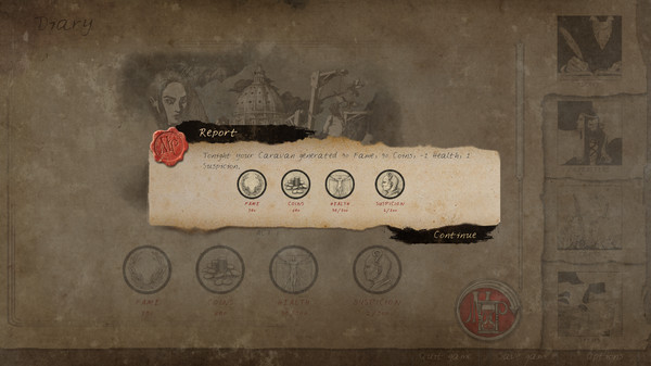 Screenshot z Midnight Caravan