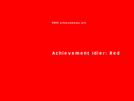 Screenshot z Achievement Idler: Red