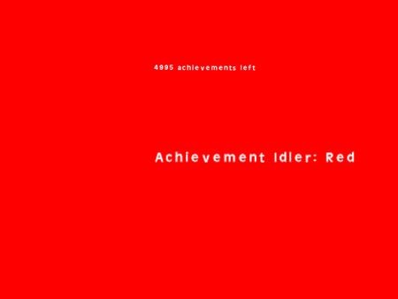 Screenshot z Achievement Idler: Red