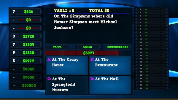 Screenshot z Trivia Vault: TV Trivia