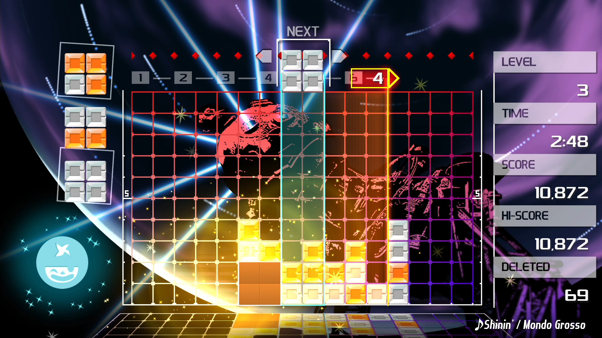 LUMINES REMASTERED 스크린샷 1