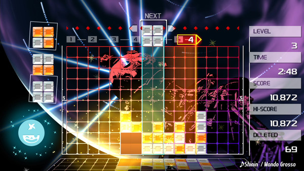 LUMINES REMASTERED screenshot 1