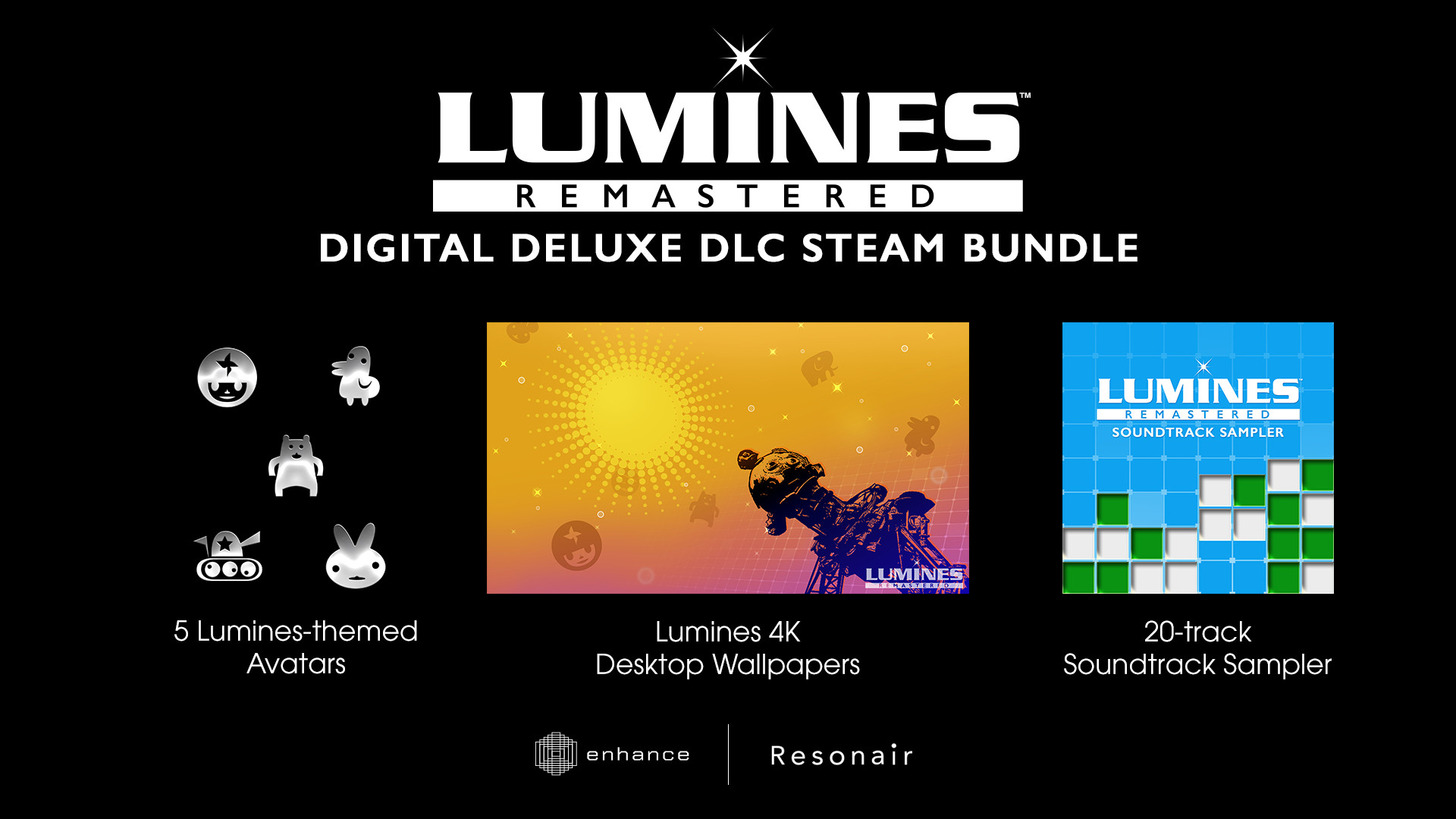 LUMINES REMASTERED Digital Deluxe DLC Bundle Featured Screenshot #1