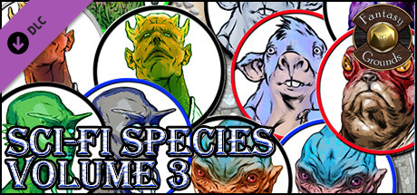 Fantasy Grounds - Sci-fi Species, Volume 3 (Token Pack) Header Image