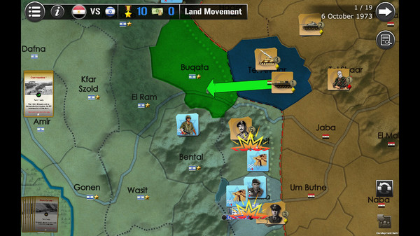 Screenshot z Wars Across The World: Kippur 1973