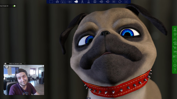 FaceRig Julien the Pug Avatar screenshot 2