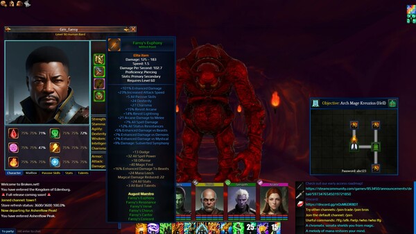 Screenshot z Nevergrind Online