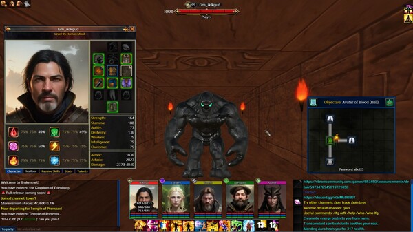 Screenshot z Nevergrind Online