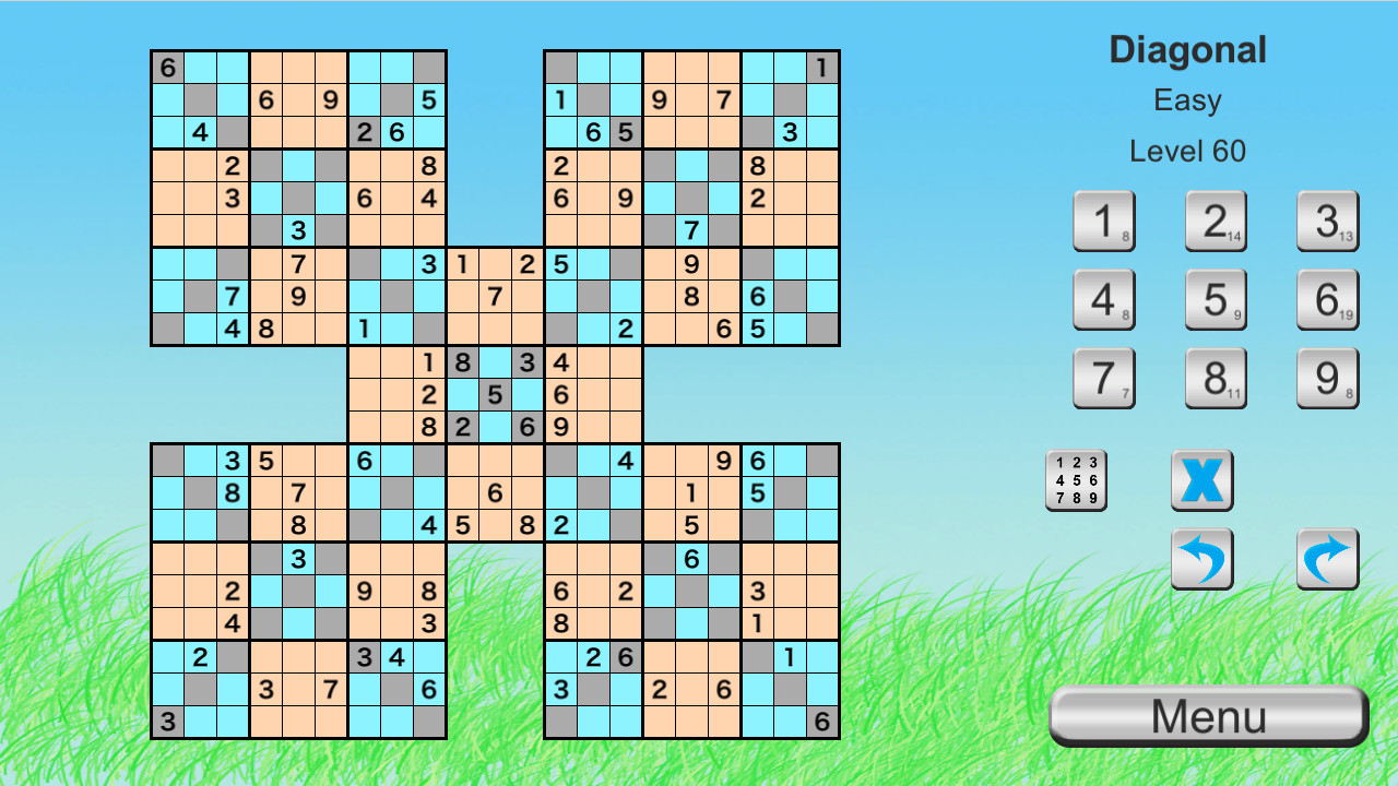 Ultimate Sudoku Collection - Samurai Diagonal Pack Featured Screenshot #1