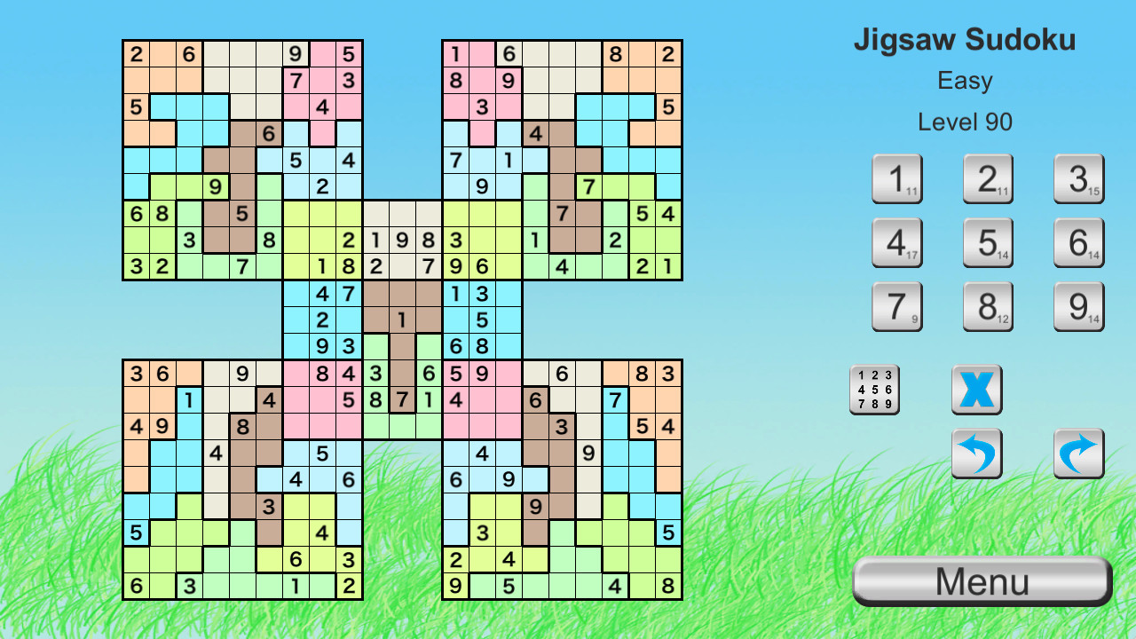 Ultimate Sudoku Collection - Samurai Jigsaw Pack Featured Screenshot #1