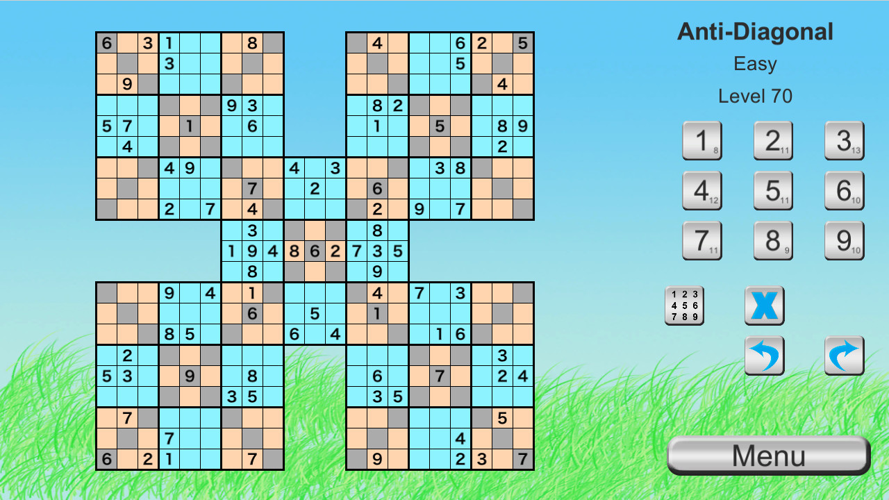 Ultimate Sudoku Collection - Samurai Anti Diagonal Pack Featured Screenshot #1